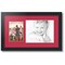 ArtToFrames Collage Photo Picture Frame with 1 - 5x7, 8x10 inch Openings, Framed in Black with Over 62 Mat Color Options and Regular Glass (CSM-3926-166)